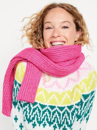 Rib-Knit Scarf for Women | Old Navy (US)