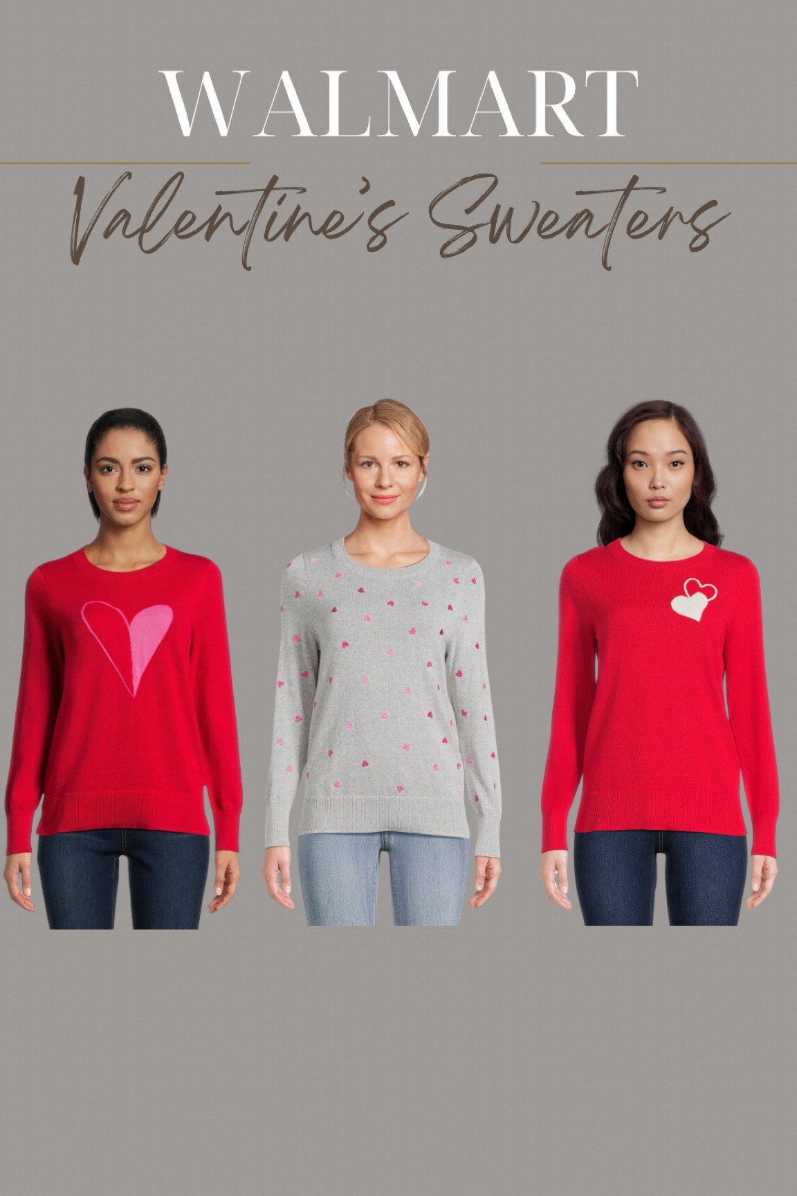 Walmart Valentine’s Sweaters. 


#LTKfindsunder50 #LTKSeasonal #LTKstyletip