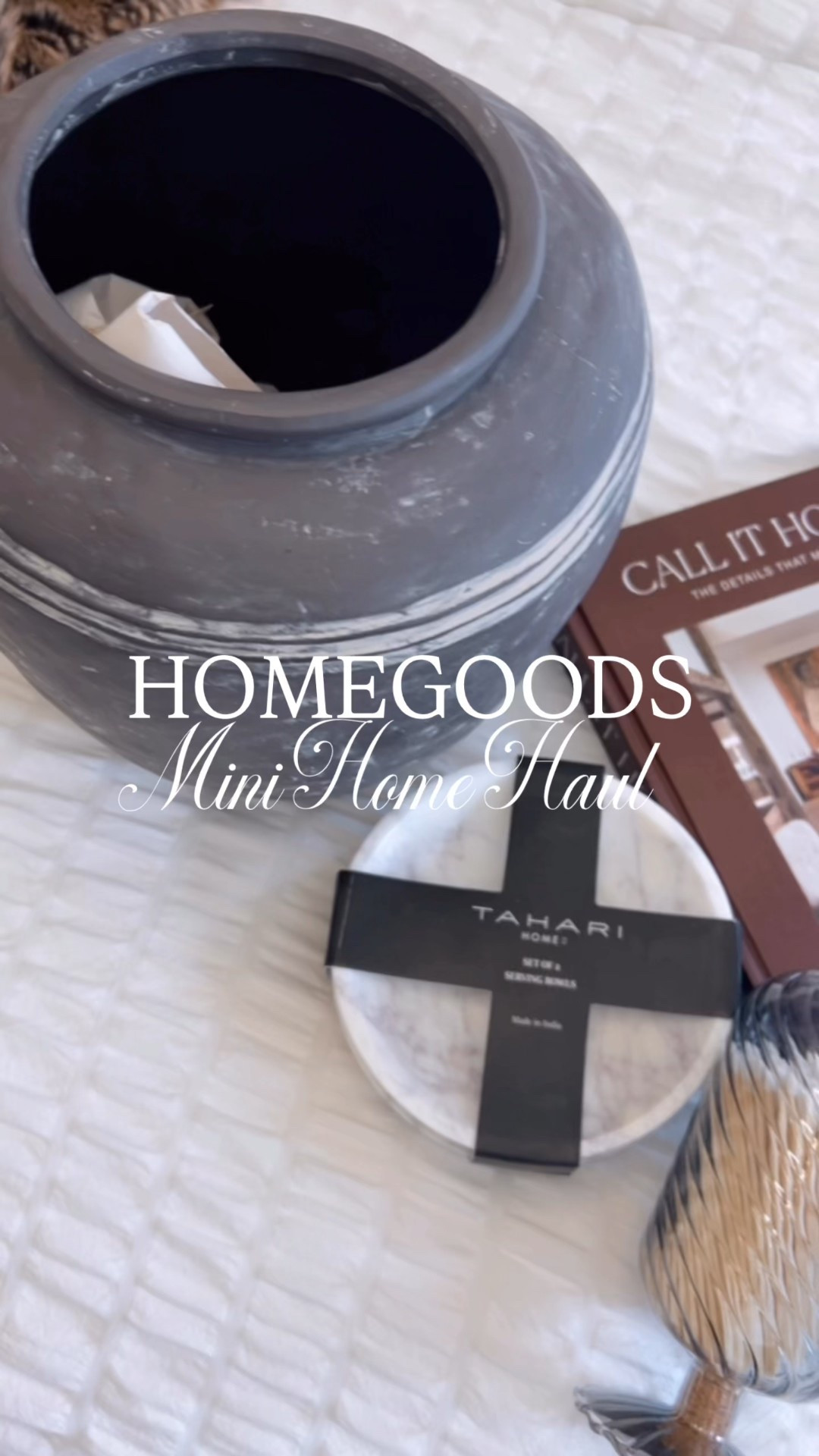 HOME DECOR HAUL
#vase #coffeetablebook #marble #matchcloche #homegoodsfinds

#LTKFindsUnder50 #LTKSaleAlert #LTKHome