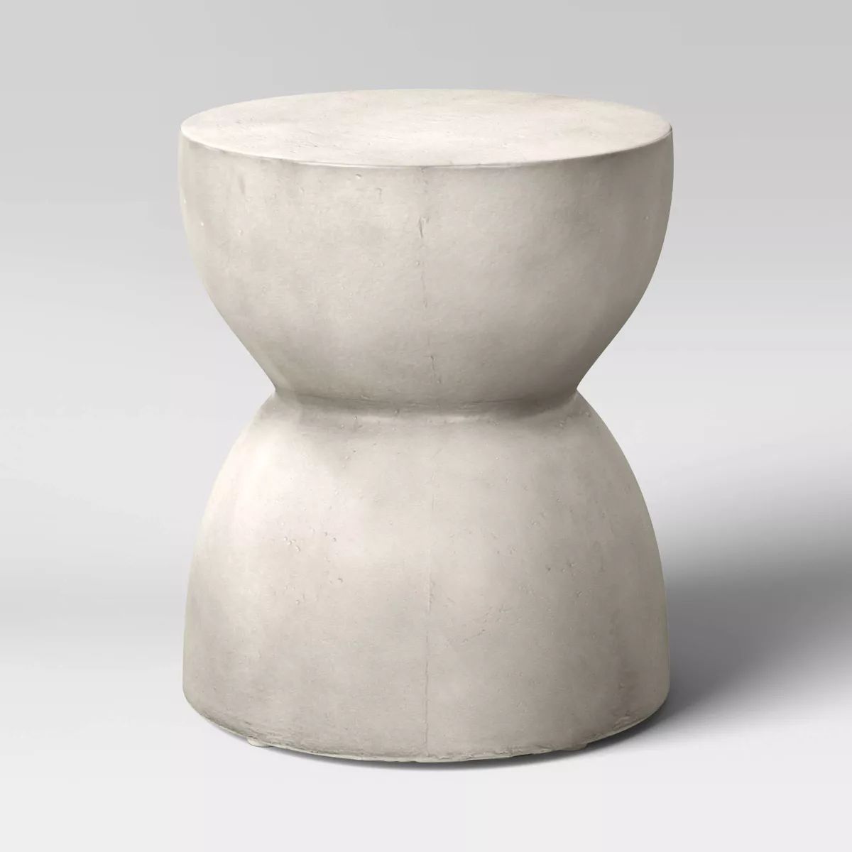 Faux Stone Hourglass Shaped Patio Accent Table - Threshold™ | Target