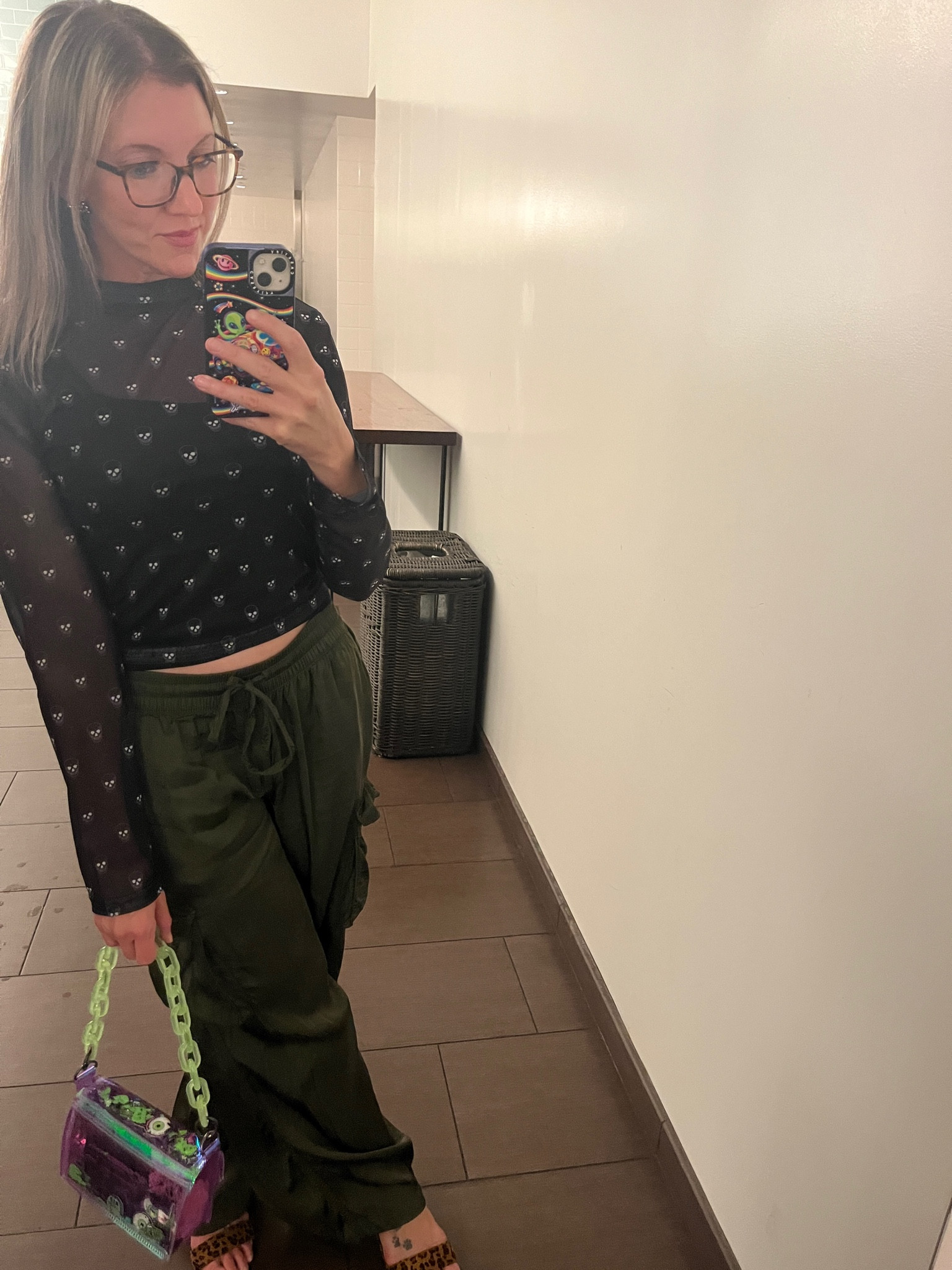 Comfy October date night! 

I couldn’t find my exact pants, but they are American Eagle! So light, silky, and comfy! 

#LTKFindsUnder50 #LTKFindsUnder100 #LTKHalloween