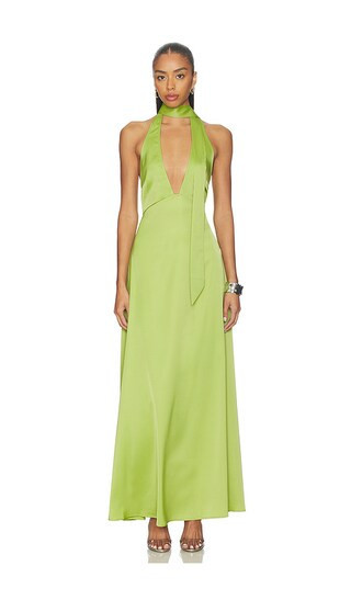 MORE TO COME Dolana Maxi Dress in Green. - size XL | Revolve Clothing (Global)
