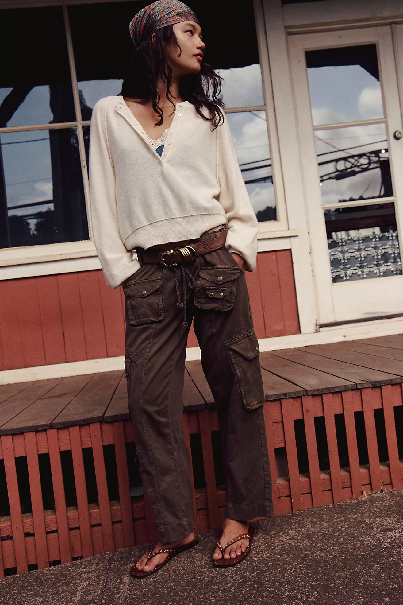 We The Free Tahiti Pull-On Cargo Pants | Free People (Global - UK&FR Excluded)