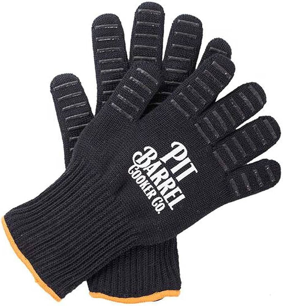 Pit Barrel Cooker Pit Grips | Heat Resistant, High Temp Grill Gloves | Pit Barrel Hot Gloves BBQ ... | Amazon (US)