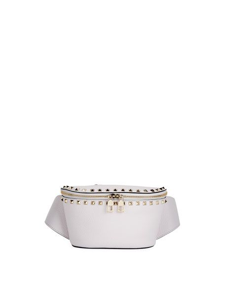 Rockstud Leather Belt Bag | Neiman Marcus