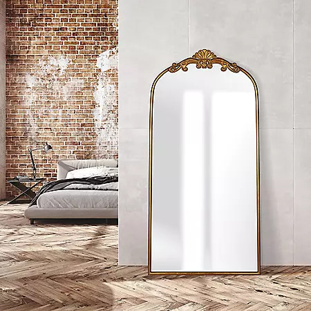 Azalea Park Gold Metal Filigree Leaner Framed Wall Mirror | Sam's Club