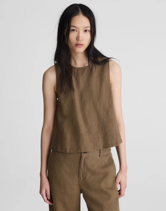 Shell Top in 100% Linen | Madewell
