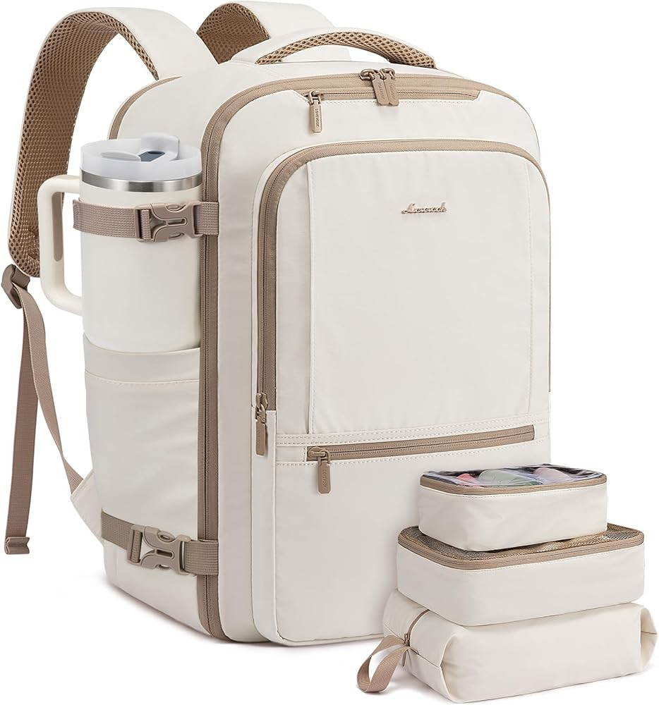 LOVEVOOK Travel Backpack for Women & Men, 50L Large Carry On Backpack Airline Approved, TSA Perso... | Amazon (US)