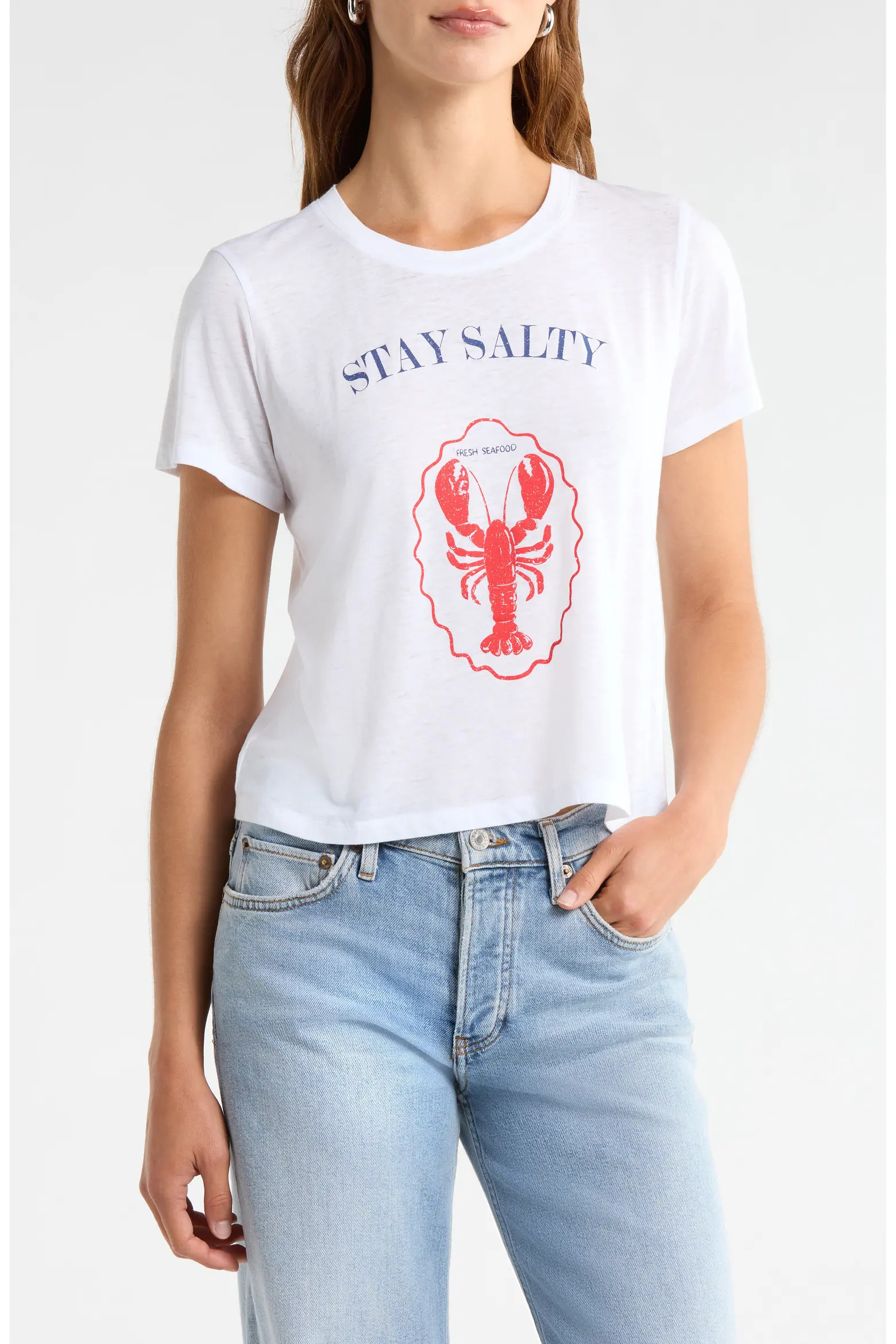 Stay Salty Graphic Cotton Blend T-Shirt (Women) | Nordstrom | Nordstrom
