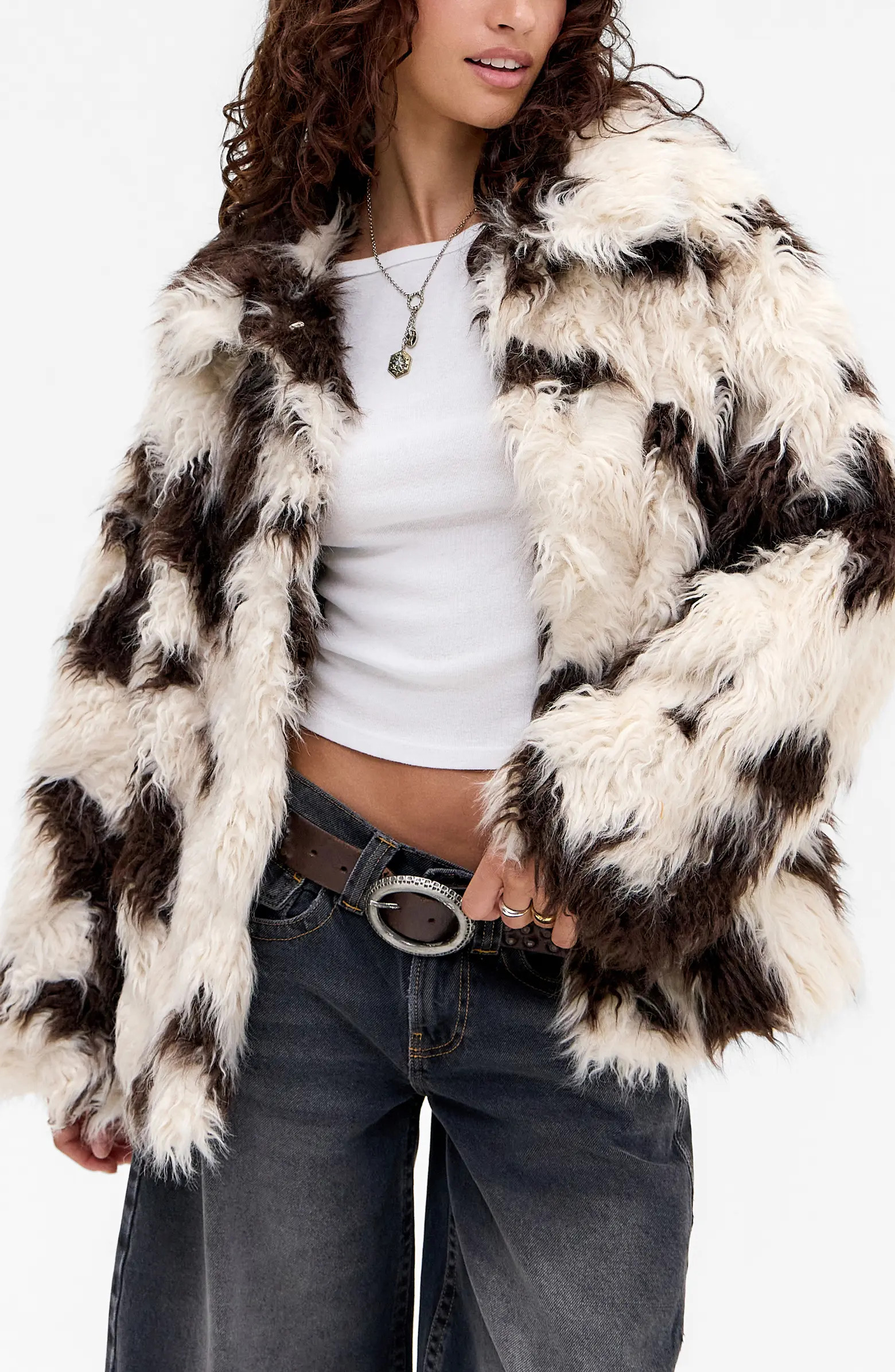 Wilson Spotted Faux Fur Jacket | Nordstrom