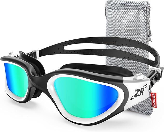 ZIONOR Swim Goggles, Upgraded G1 Polarized Swimming Goggles Anti-Fog for Adult Men Women | Amazon (US)
