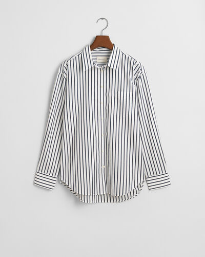Relaxed Fit Striped Poplin Shirt - GANT | Gant