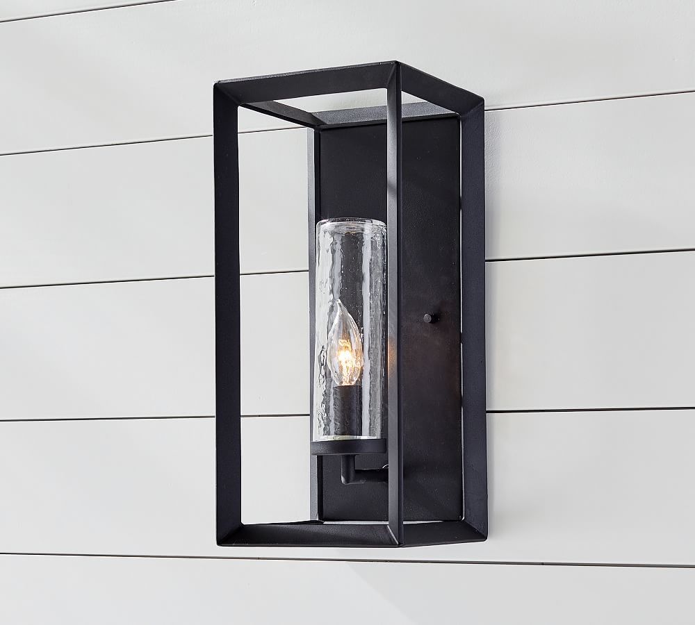 Sonora Outdoor Clear Glass Sconce | Pottery Barn (US)