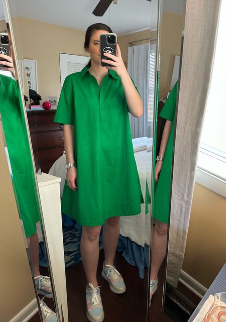 This Old Navy shirt dress was as good as I had hoped it would be! I’m so glad they offer it in a “tall” length which is perfect for my 5’7” frame. I’m in the small tall and am tempted to shop the other colors!

My shoes are from Marmi Shoes and I’m in love with them. The colors are so fun and I’m beyond impressed by how comfortable they are at a great price point! 

#LTKfindsunder50 #LTKstyletip #LTKfindsunder100