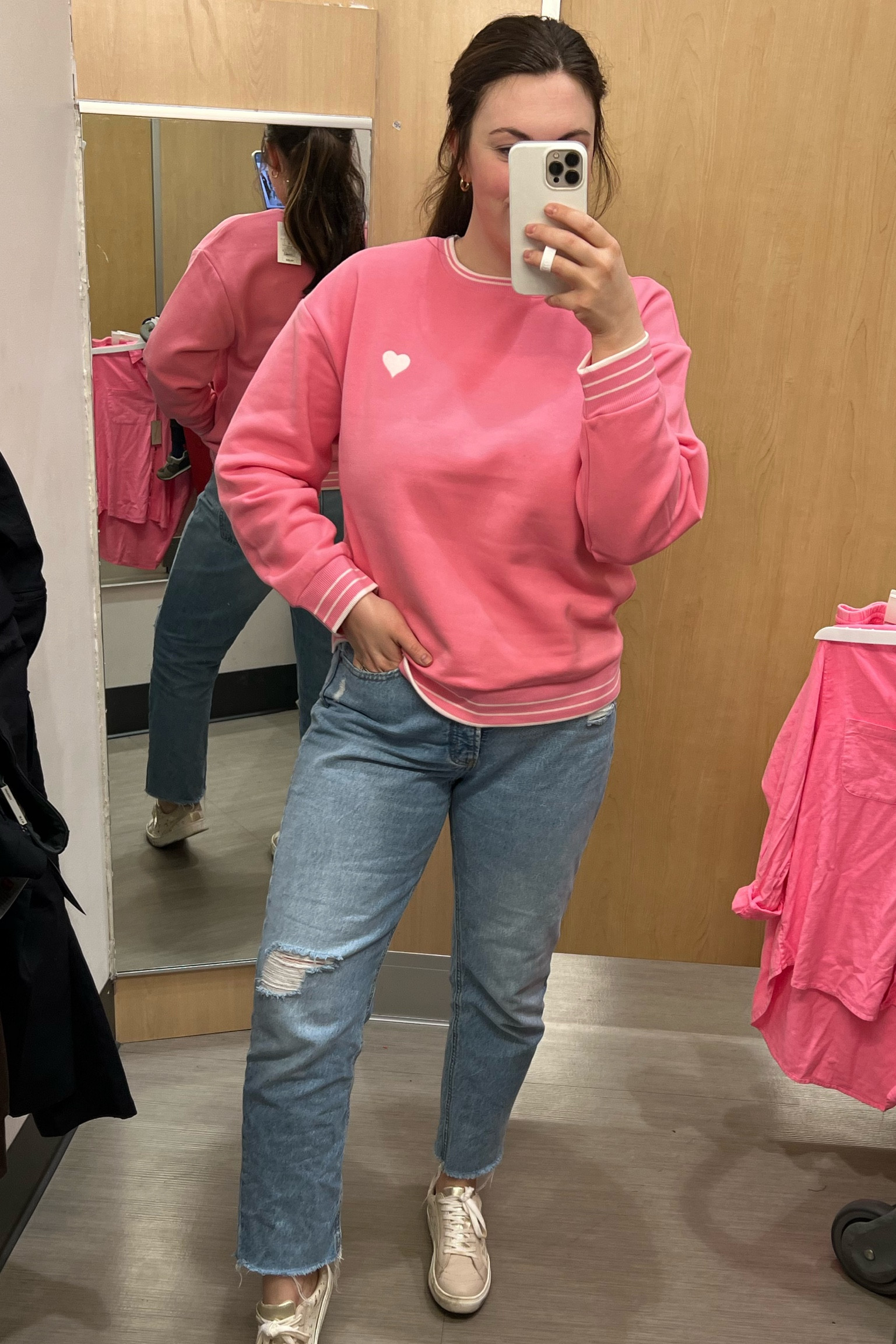 Comes in matching mommy & me sets!! Wearing a large // Valentine’s Day, mommy and me, valentines outfit, women’s gift guide, target finds, pink

#LTKfamily #LTKGiftGuide #LTKkids