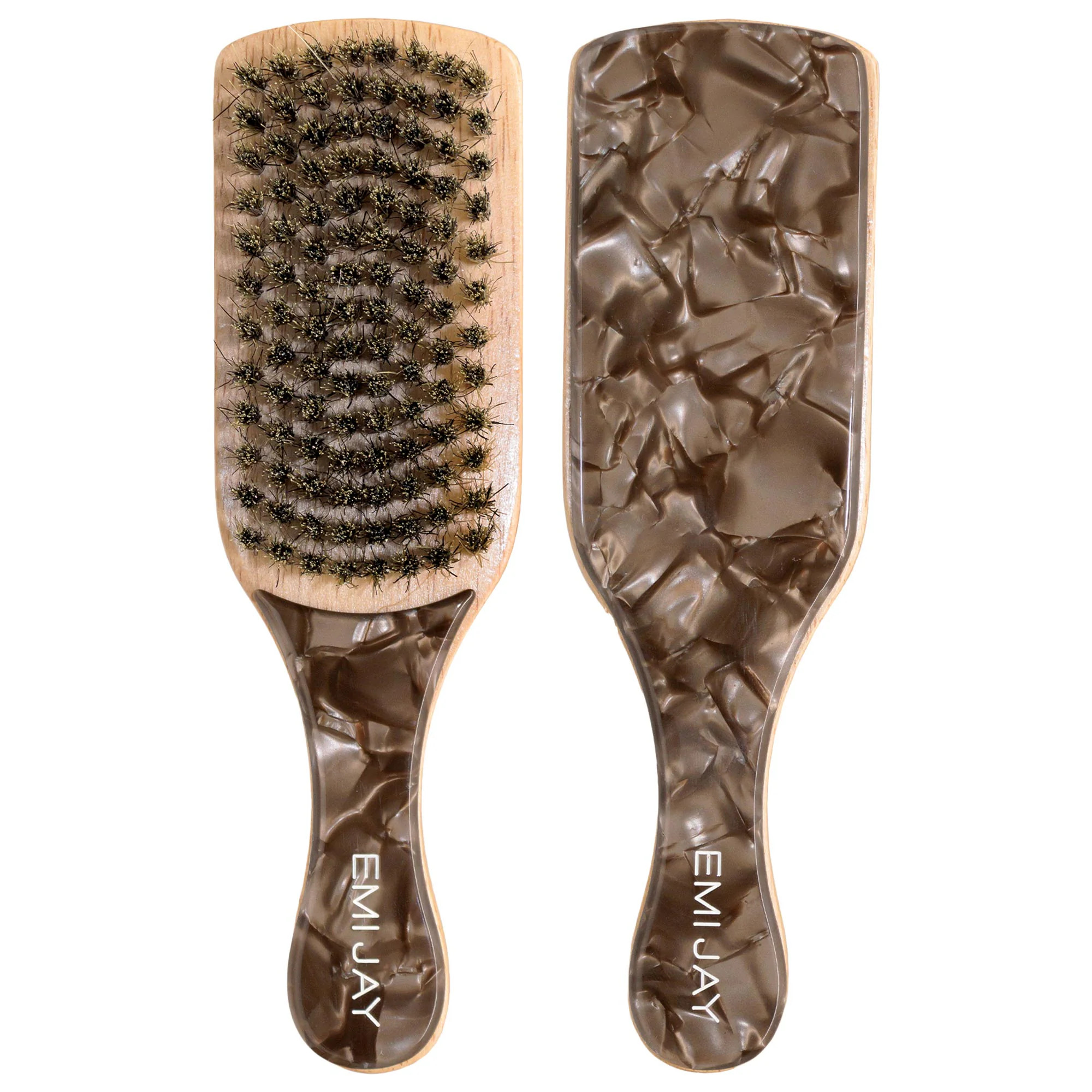 Emi Jay Mini Boar Bristle Smoothing Hair Brush in Toasted Sugar | Sephora (US)