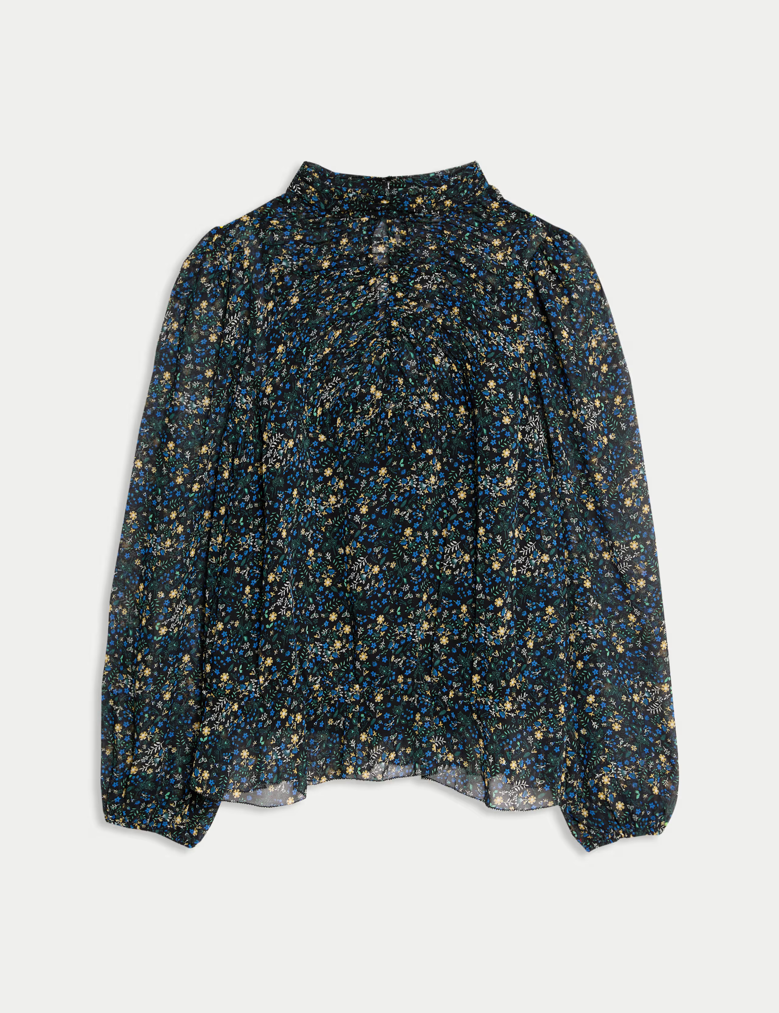 Floral Long Sleeve Blouse | Marks & Spencer (UK)