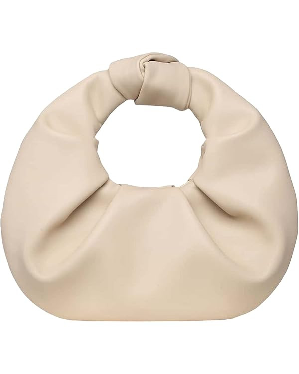 Verdusa Women's Ruched PU Leather Hobo Handbag Clutch Purse | Amazon (US)