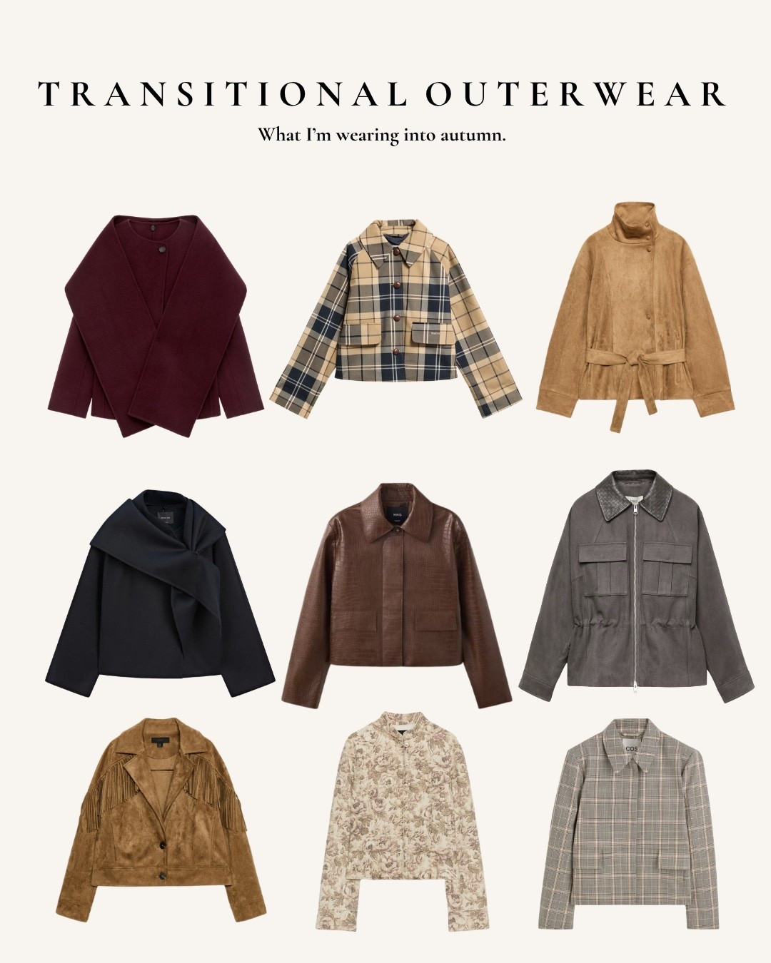 A little autumn outerwear update 🍂

Leaning into some of my favourite trends for the season ahead — heritage checks, beautiful textures, rich autumnal tones and those slightly more considered, feminine silhouettes. Pieces that feel perfect for that in-between season and will carry beautifully into the cooler months.

I’ve linked all of my favourites here 🤎

#LTKuk #LTKautumn #LTKeurope