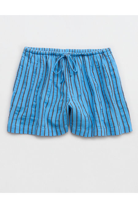 Aerie Day-Off Short Women's Blue Vinyl XXS | Aerie