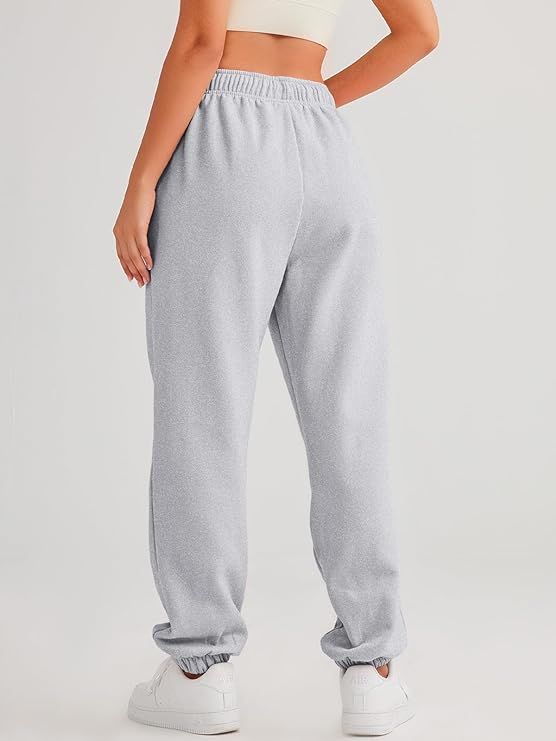 AUTOMET Women's Casual Baggy Fleece Sweatpants | Amazon (US)
