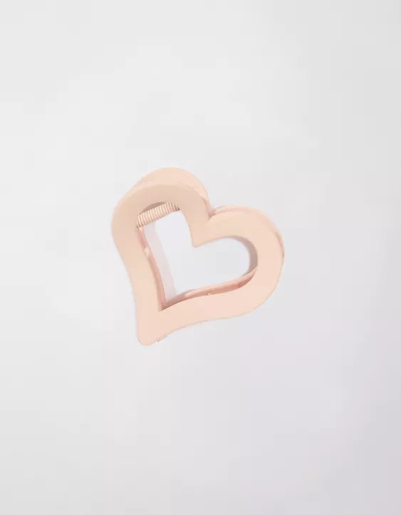 AE Matte Heart Claw Clip | American Eagle Outfitters (US & CA)
