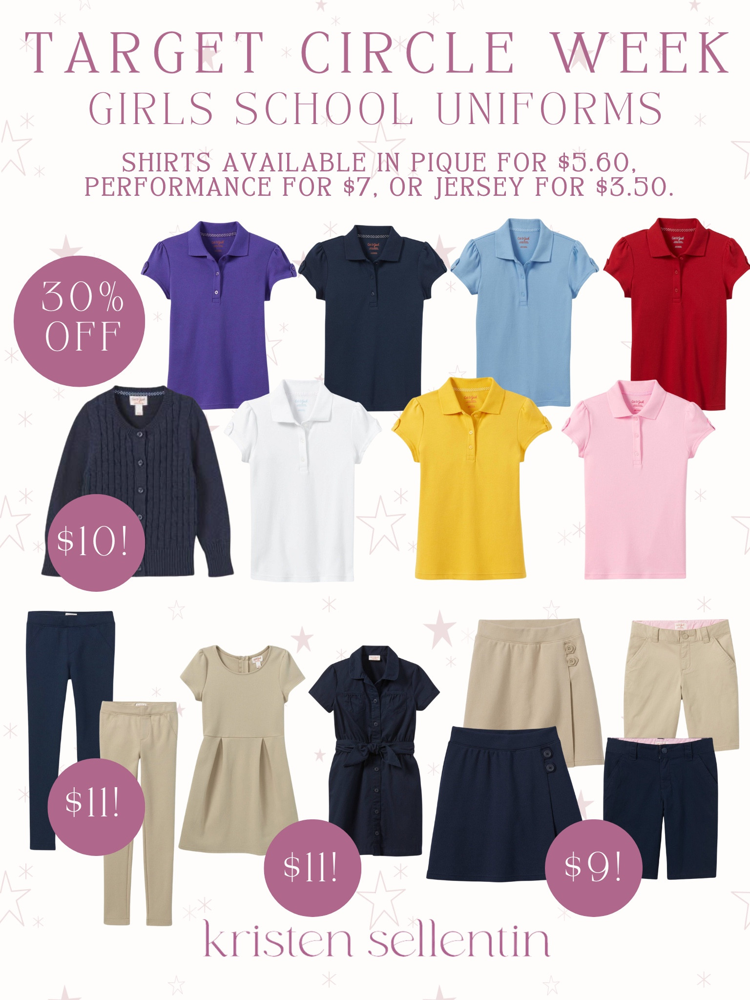 TARGET CIRCLE WEEK
Girls School Uniforms 30% Off
#targetcircleweek #girluniforms
#backtoschool #backtoschool2024

#LTKSaleAlert #LTKSummerSales #LTKKids