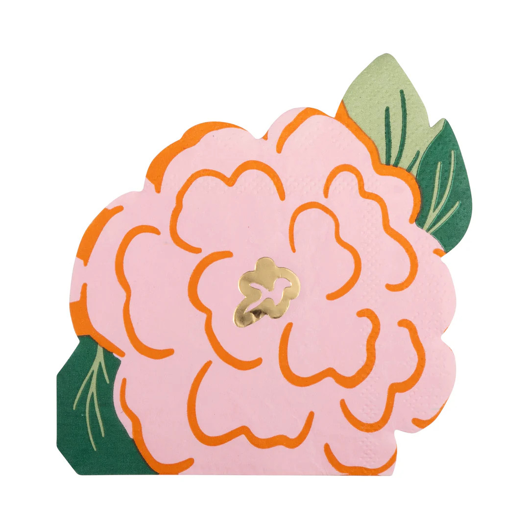 Flower Shaped Cocktail Napkin | My Mind's Eye