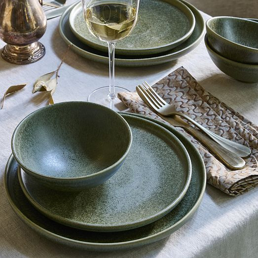 Kanto Stoneware Dinnerware (Set of 16) | West Elm (US)