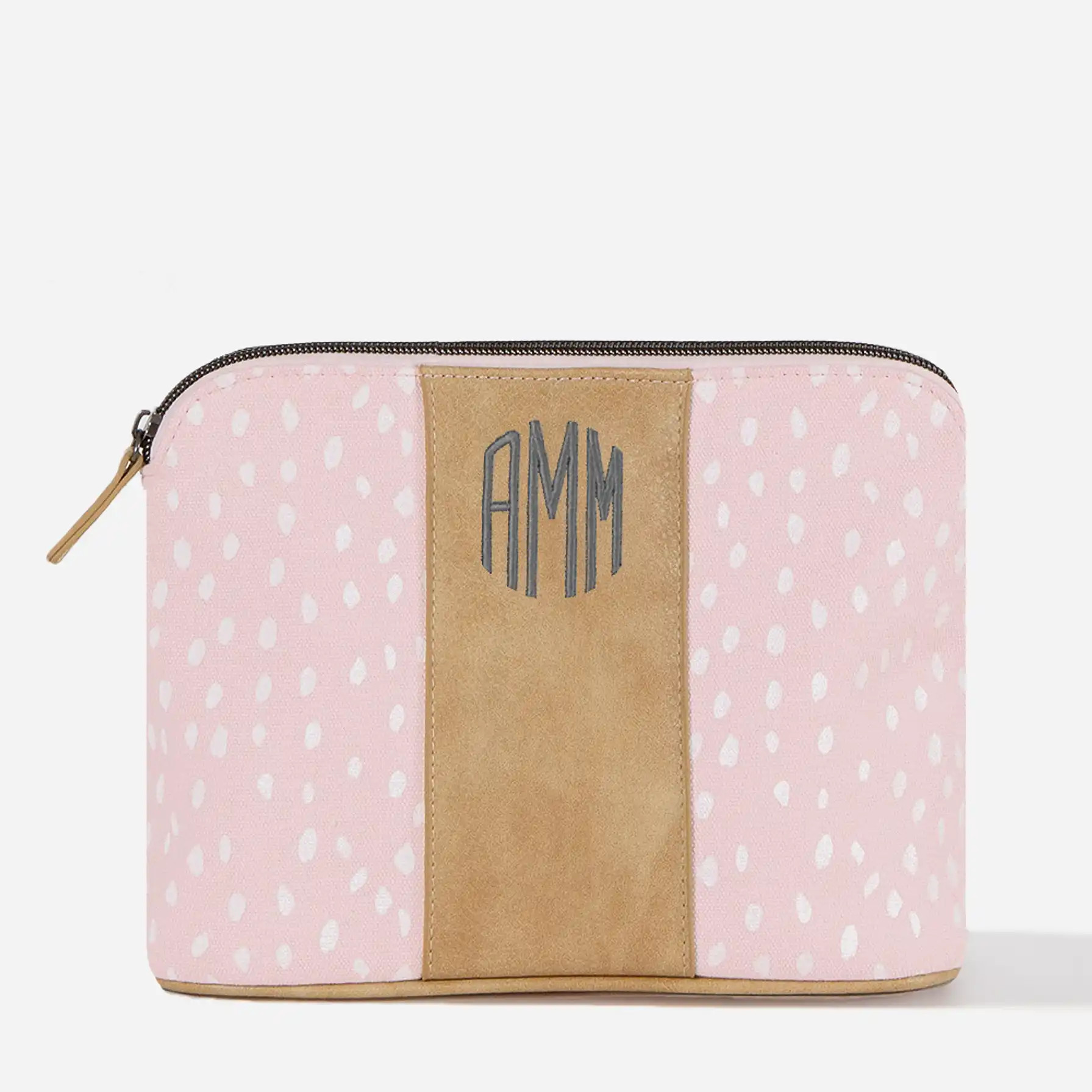 Monogrammed Dottie Cosmetic Case | Marleylilly