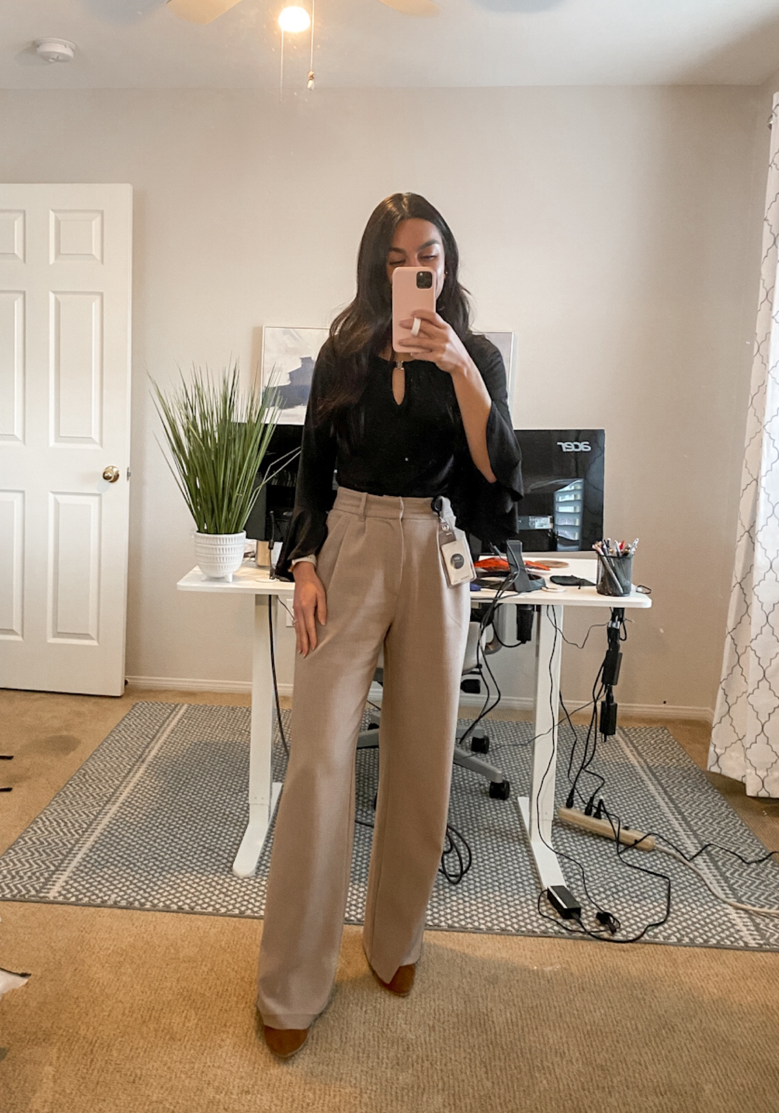 Business casual work outfit inspo. Corporate outfit. Work outfit. 

These pants from Abercrombie are SO comfy and versatile!

Pants | XS
Top | XS, sold out from New York & Co

#LTKworkwear #LTKstyletip #LTKunder100