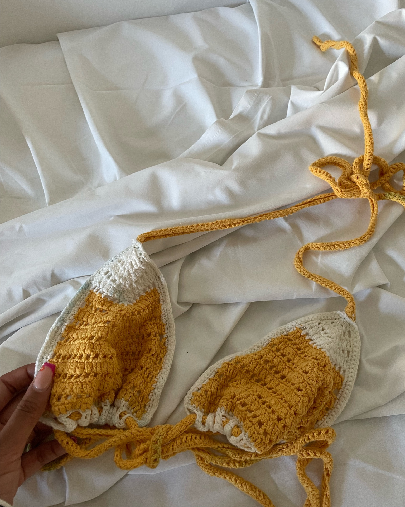 Yellow bikini, crochet, crochet top, summer, beach, yellow, white bikini, crochet bikini, pool

#LTKtravel #LTKSeasonal #LTKswim