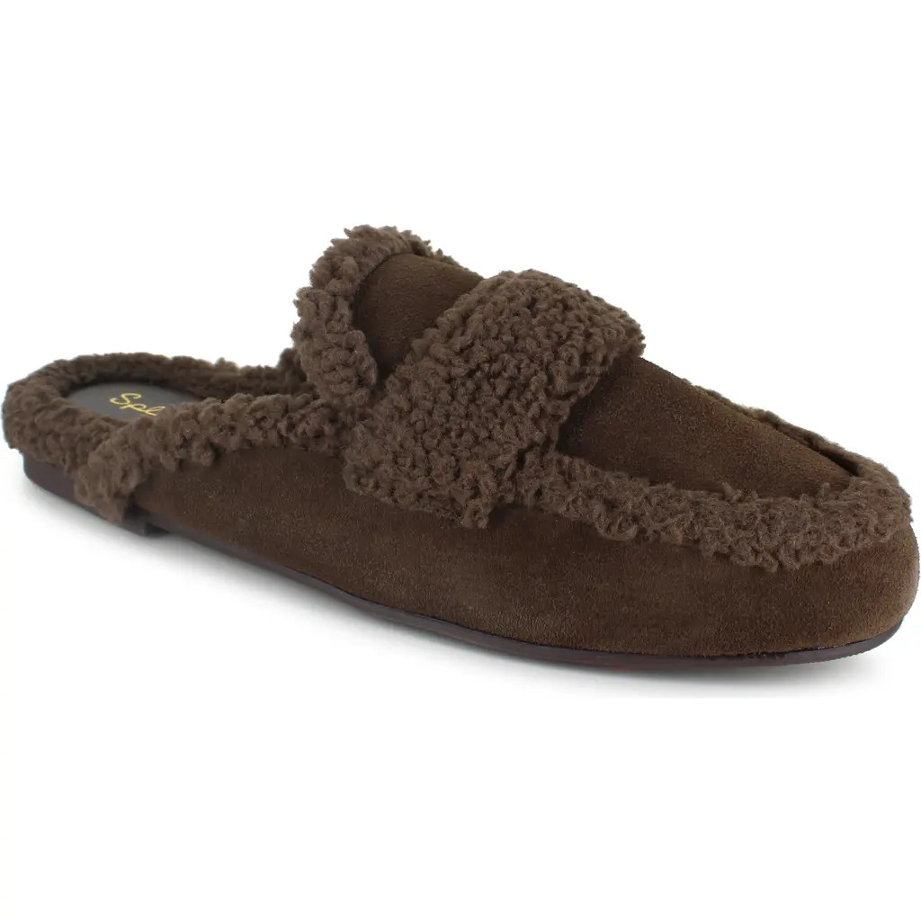 Splendid Sandra Faux Fur Mule in Spice at Nordstrom, Size 11 | Nordstrom