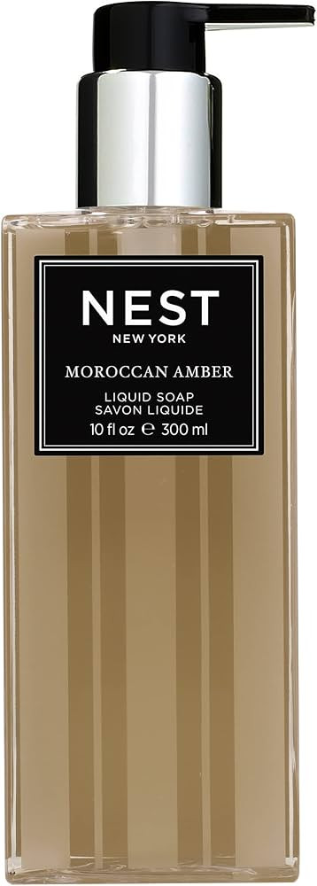 NEST Fragrances Moroccan Amber Liquid Hand Soap, 10 Fl Oz | Amazon (US)