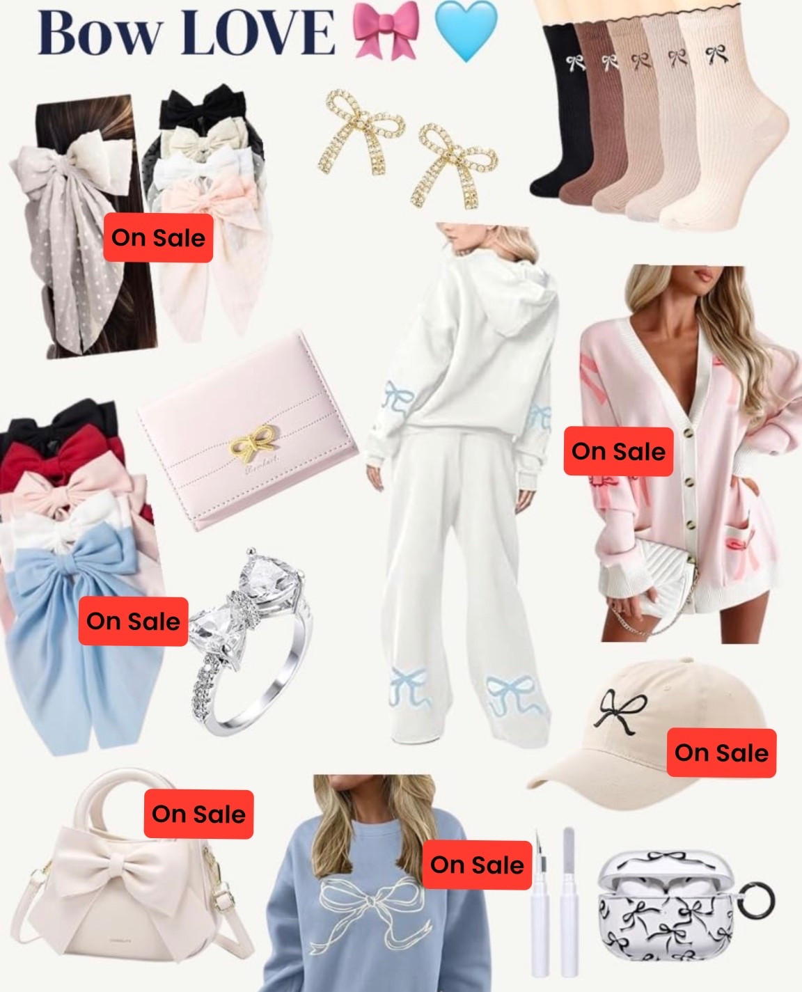 CYBER WEEK CONTINUES! 🔥 All about the bows. 🎀 Hair bows, this cozy sweatshirt & sweater, the adorable bow purse, and the playful baseball cap are on sale — grab them while they last! ✨ Plus 9 more cute finds to complete your bow obsession 😍

#LTKSaleAlert #LTKootd #LTKGiftGuide