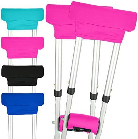 Vive Crutch Pads - Padding for Walking Arm Crutches - Universal Underarm Padded Forearm Handle Pillo | Amazon (US)