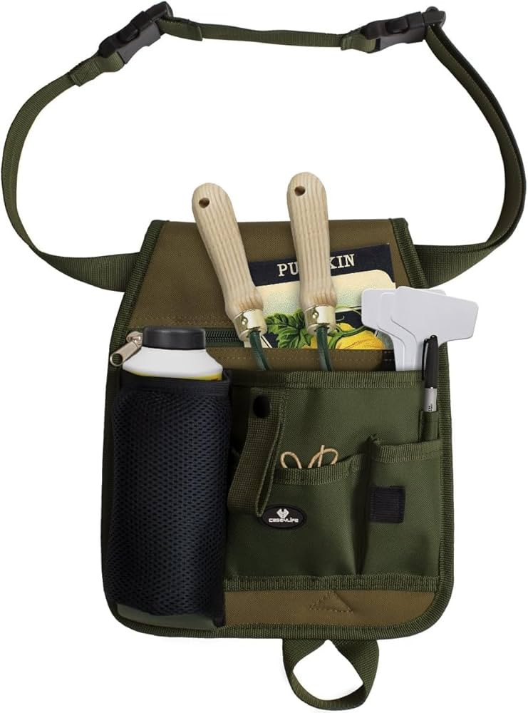 Handy Organizer Garden Tool Pouch - Unisex Utility Belt Apron for Gardening Gifts, Plumbing, Flor... | Amazon (US)