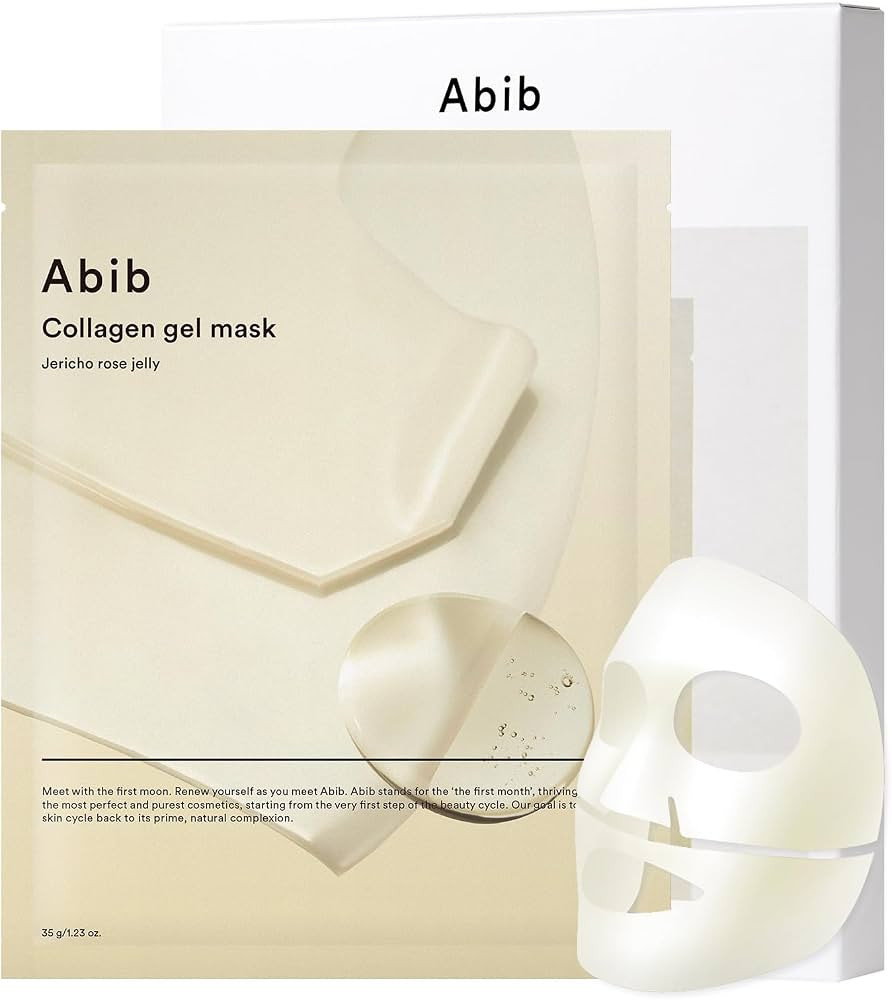 Abib Collagen Gel Mask Jericho Rose Jelly 4 Sheets (Nourishing) I Korean Vegan Collagen, Cooling ... | Amazon (US)