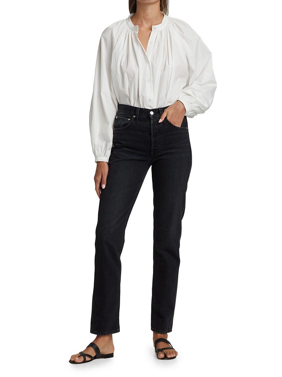 Balloon Sleeve Blouse | Saks Fifth Avenue