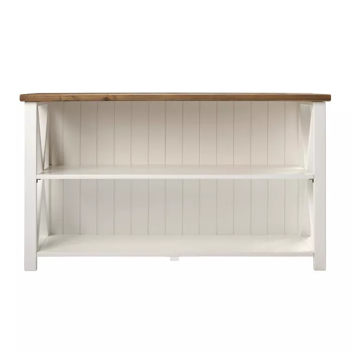 Solid Wood Farmhouse Storage Console - Saracina Home | Target