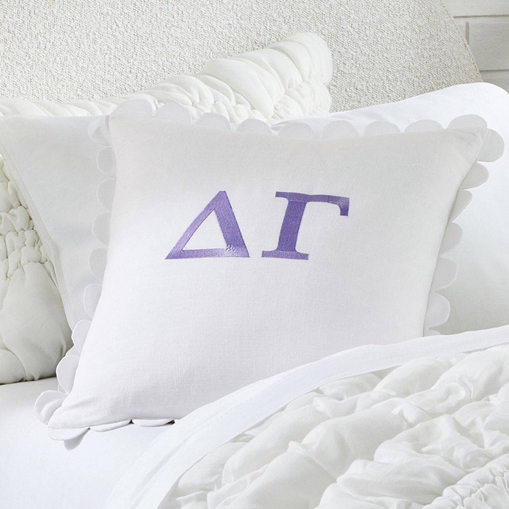 Sorority Scallop Pillow Cover | Pottery Barn Teen