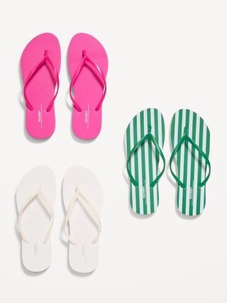Flip-Flop Sandals 3-Pack (Partially Plant-Based) | Old Navy (US)