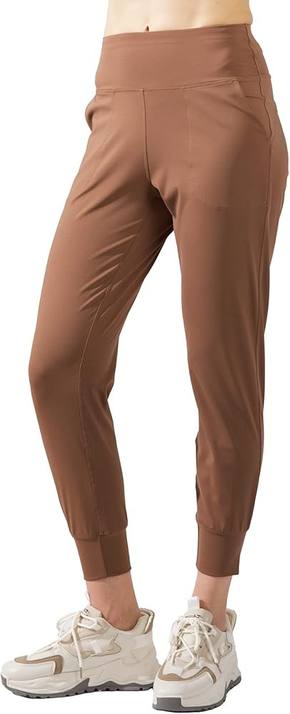 AJISAI Women's High Waisted Joggers with Pockets Yoga Pants for Running Lounge | Amazon (US)