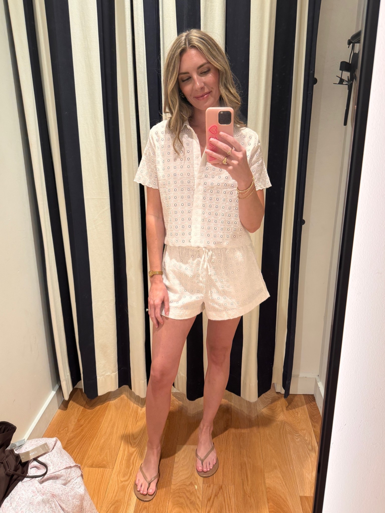 J crew set wearing a small in bottoms and a 4 top! Such a cute little set!

#LTKootd #LTKWorkwear