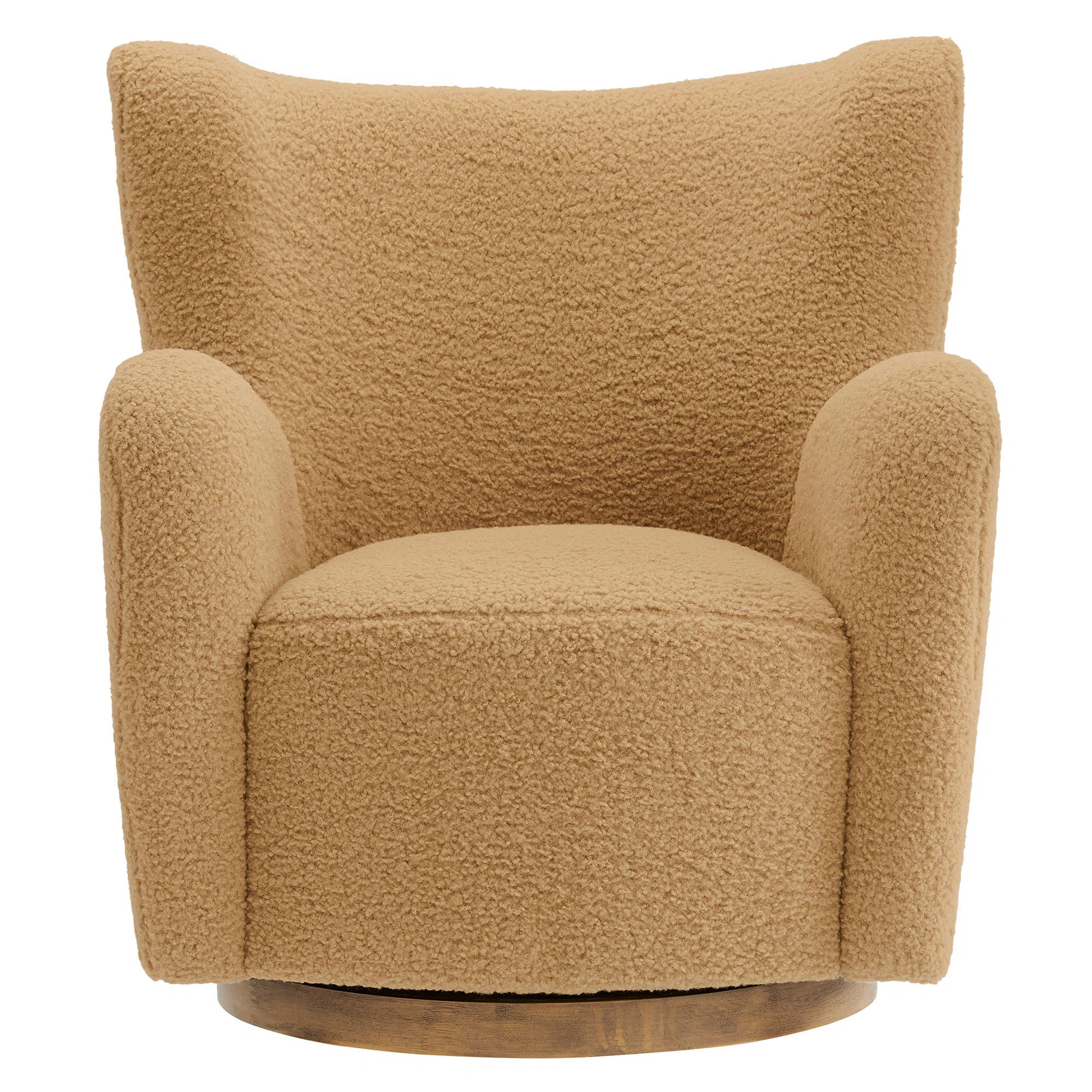 Modway Montrose Wingback Sherpa Swivel Accent Chair | Wayfair | Wayfair North America