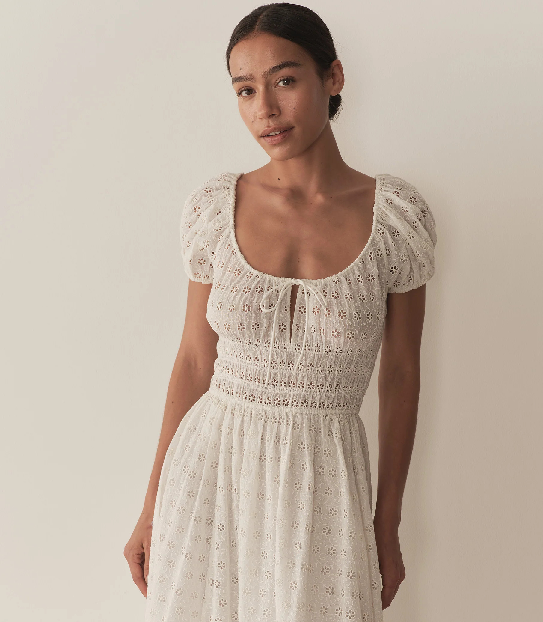 Quinn Dress - Salt | DÔEN | DOEN