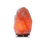 Himalayan Glow 1004 Hand Carved Natural Himalayan Salt lamp, 15-20 lbs, Orange/Amber,Orange / Amber | Amazon (US)
