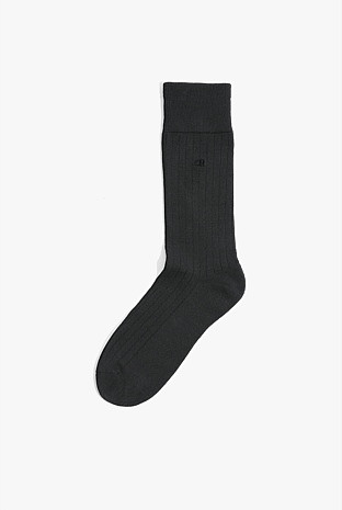Career Rib Sock | Country Road