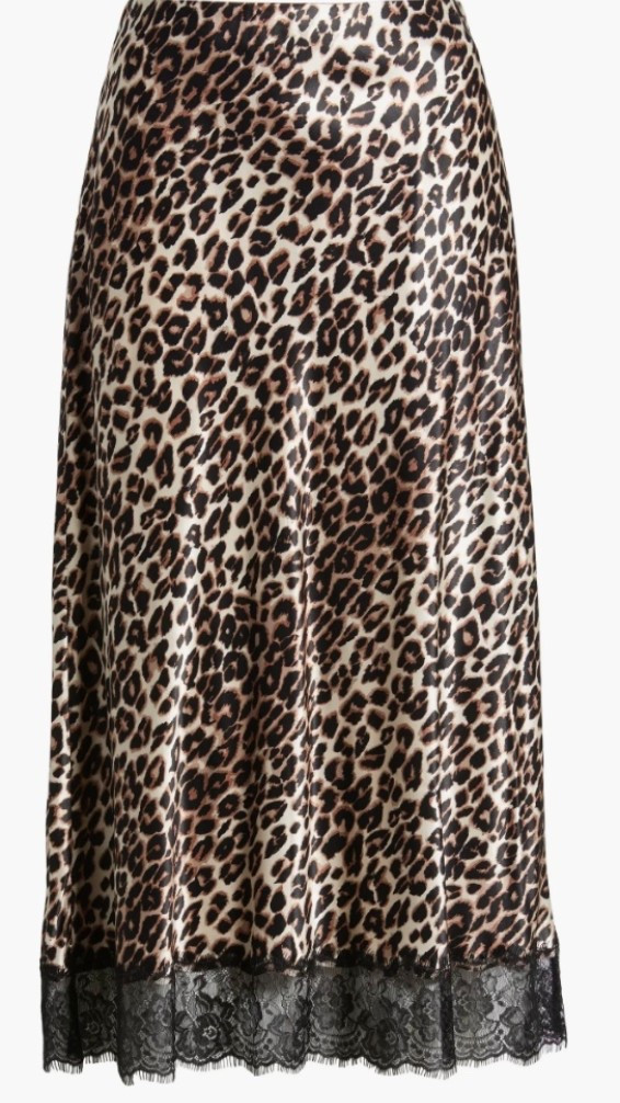 Favorite leopard slip skirt fits tts on sale.

#LTKOver40 #LTKHoliday #LTKSaleAlert