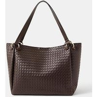 Accessorize Woven Shoulder Bag - Brown | Very (UK)
